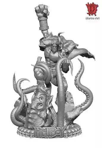 Hellboy stl file
