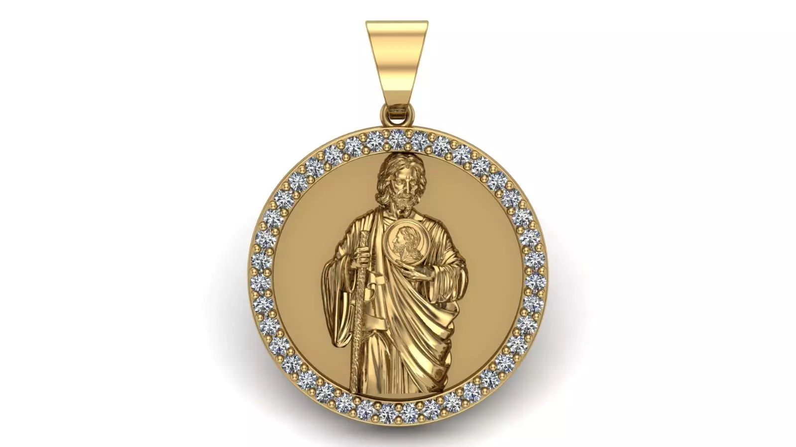 Saint Jesus 3D print model_0