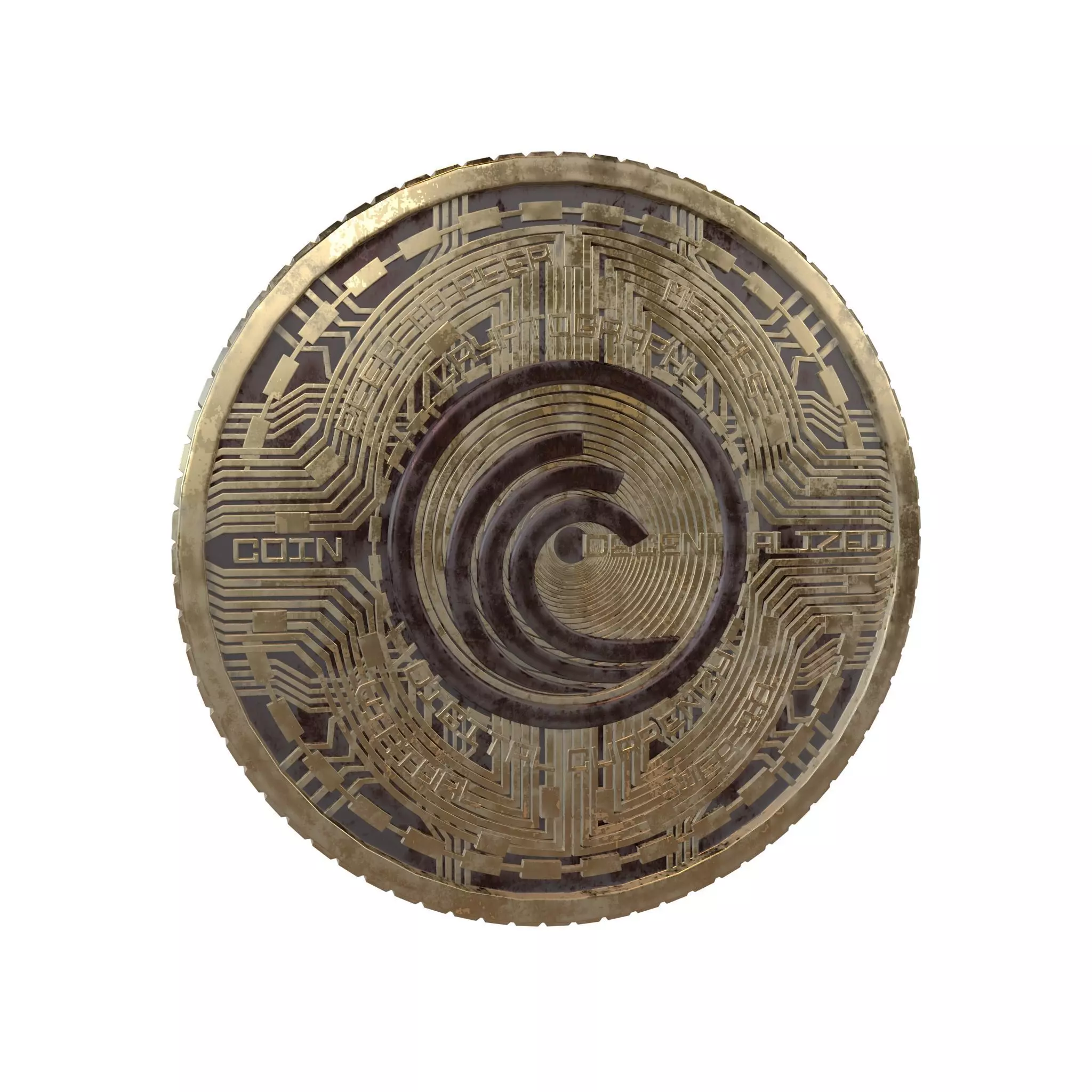 BitTorrent Coin v6 004 3D model