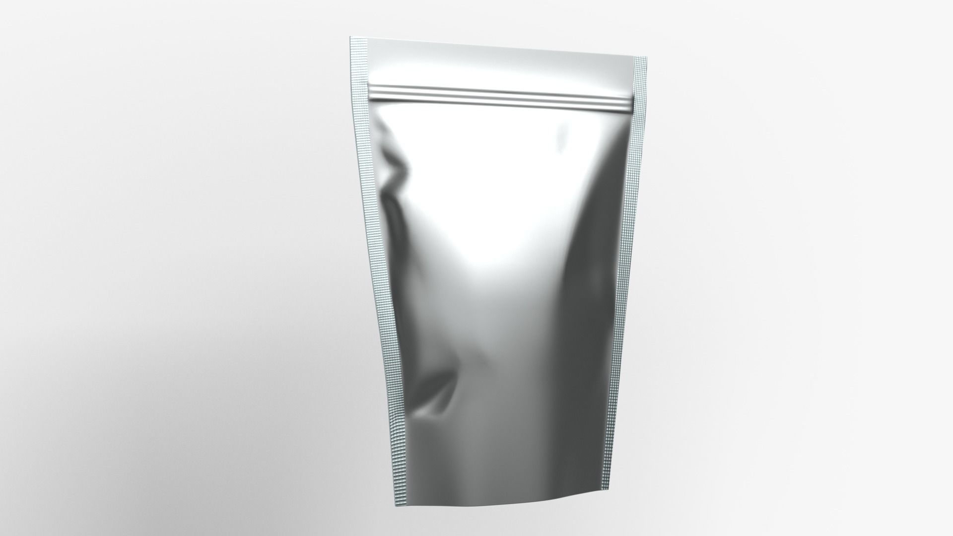Aluminium Stand Up Pouch 3D model_3