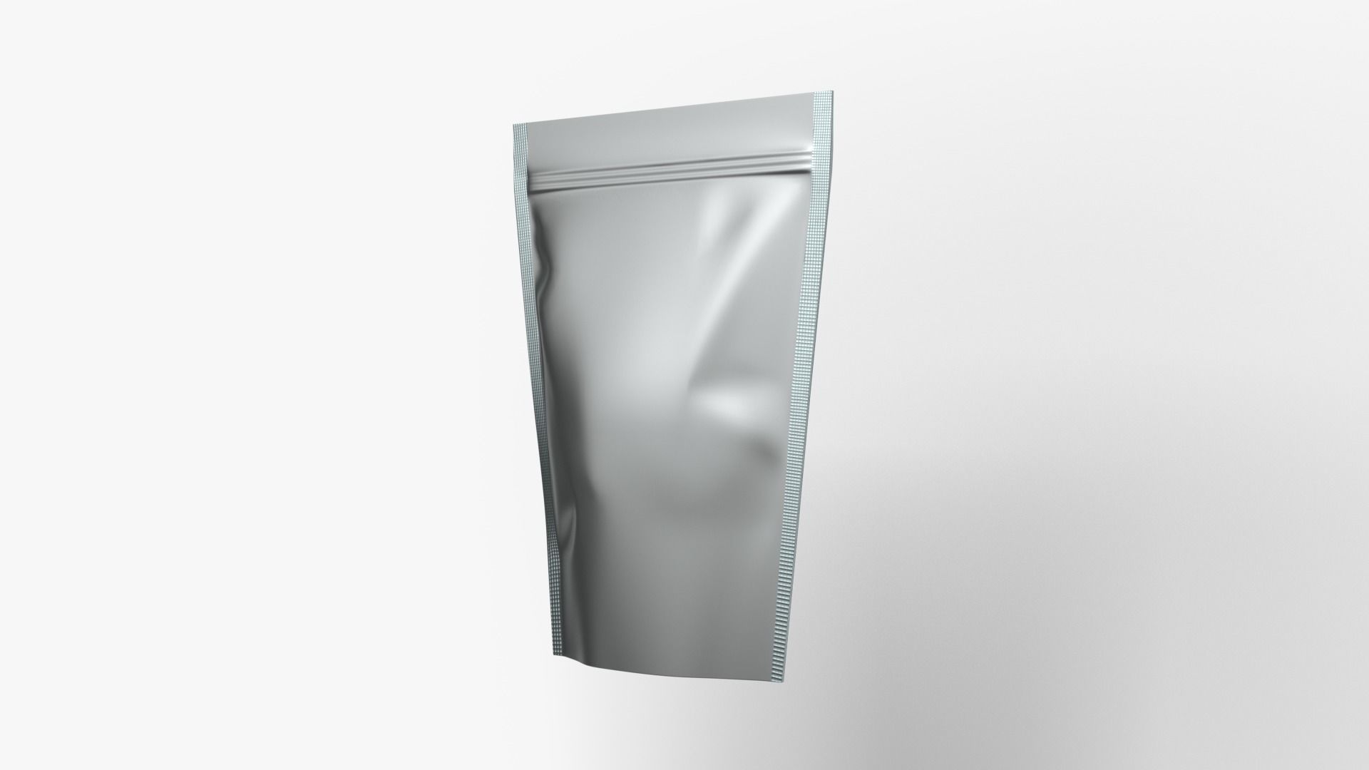 Aluminium Stand Up Pouch 3D model_2