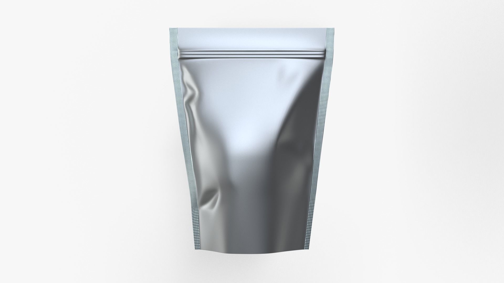 Aluminium Stand Up Pouch 3D model_1