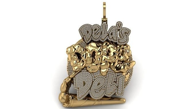 Dela Deli Pendant 3D print model