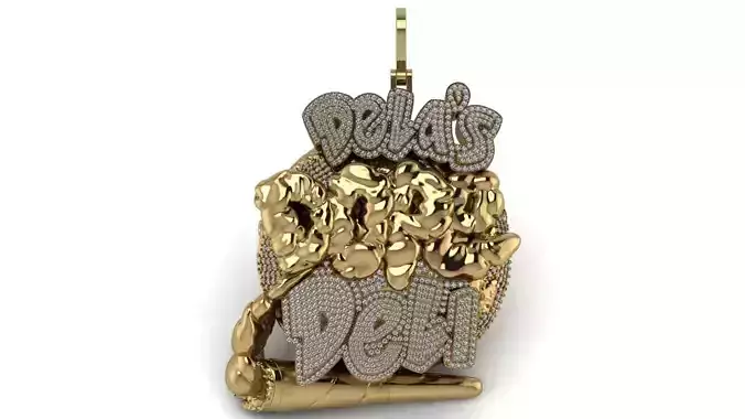 Dela Deli Pendant 3D print model Dela Deli Pendant 3D print model