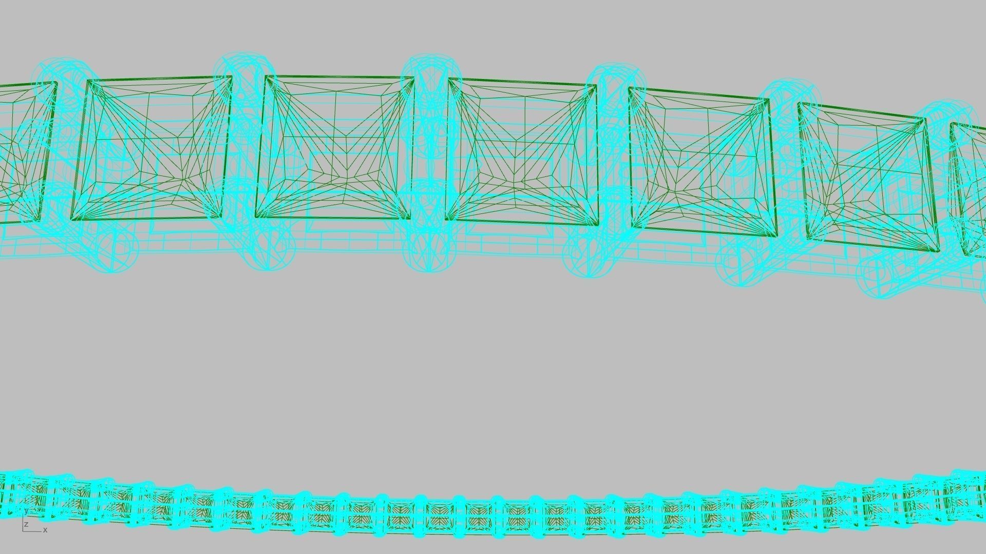 princesscut eternity bangle stl verified  3D print model_5