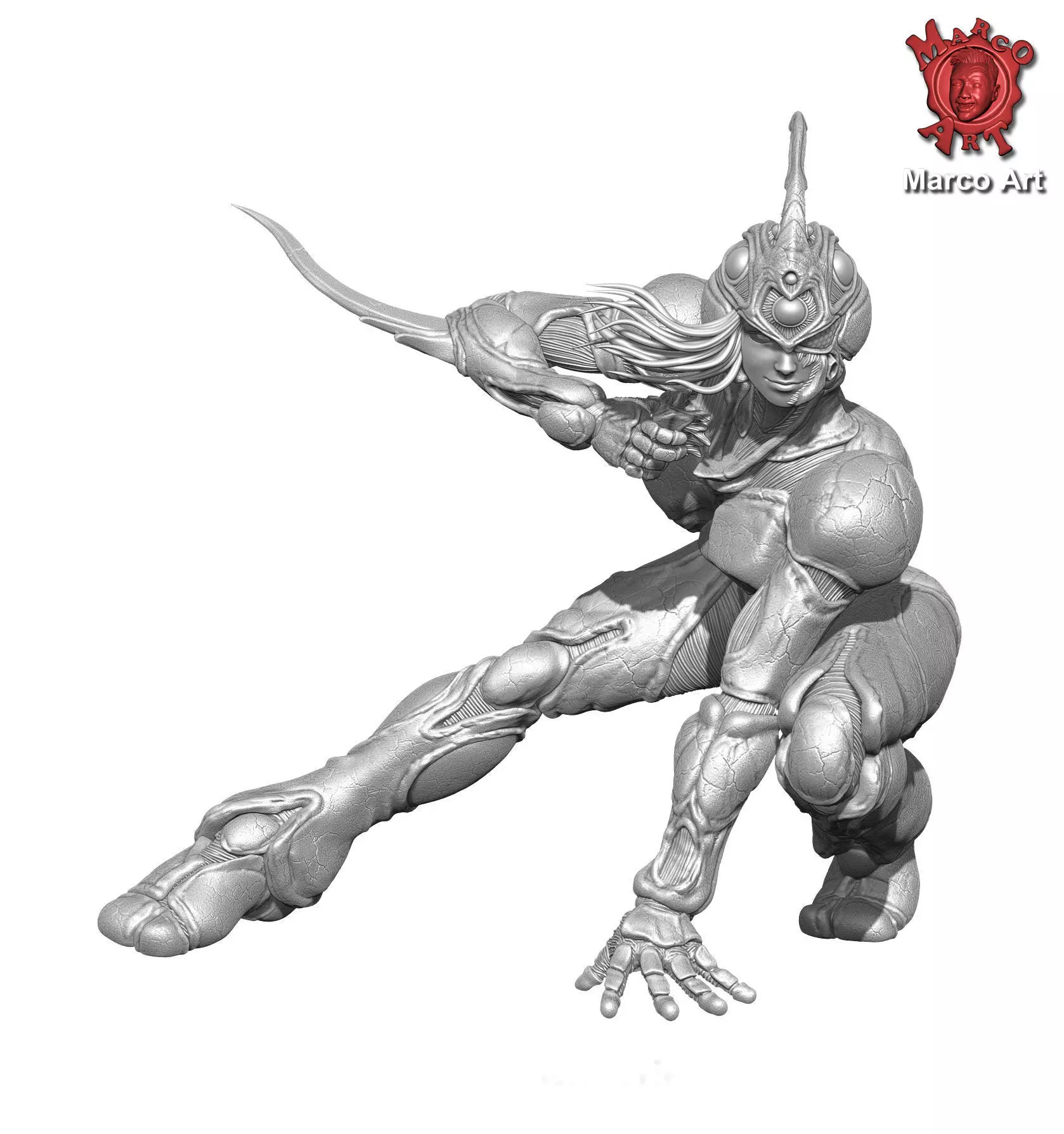Guyver stl file 3D print model