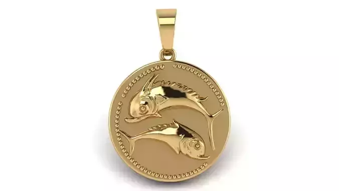 Fish Pendant 3D print model