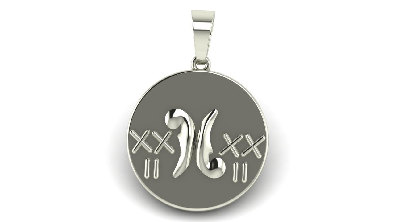 Fish Pendant 3D print model_2