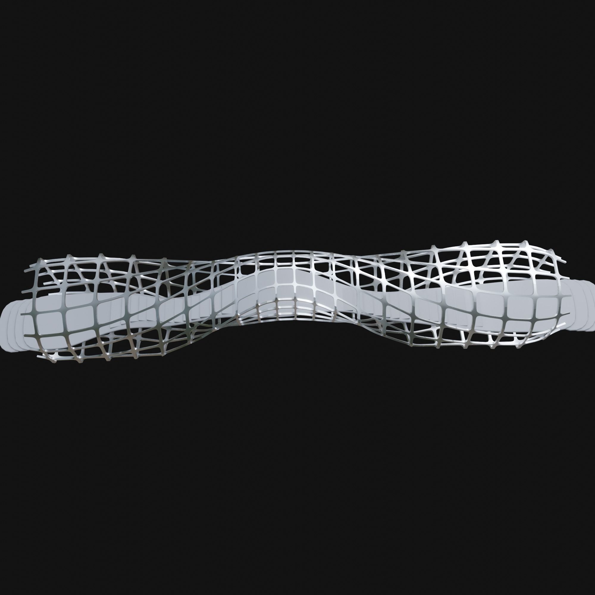 Futuristic Bridge 3D model_21