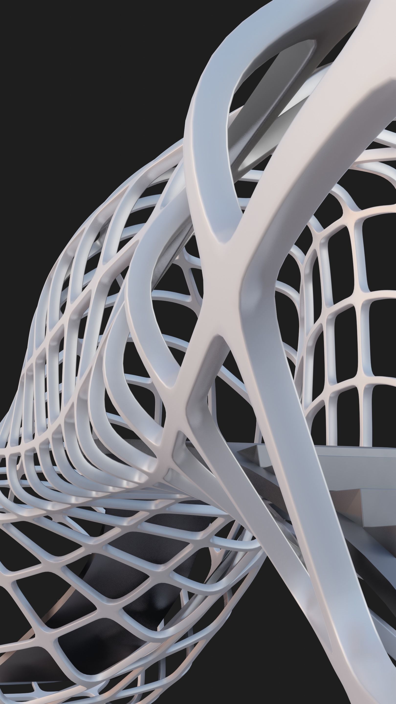 Futuristic Bridge 3D model_19