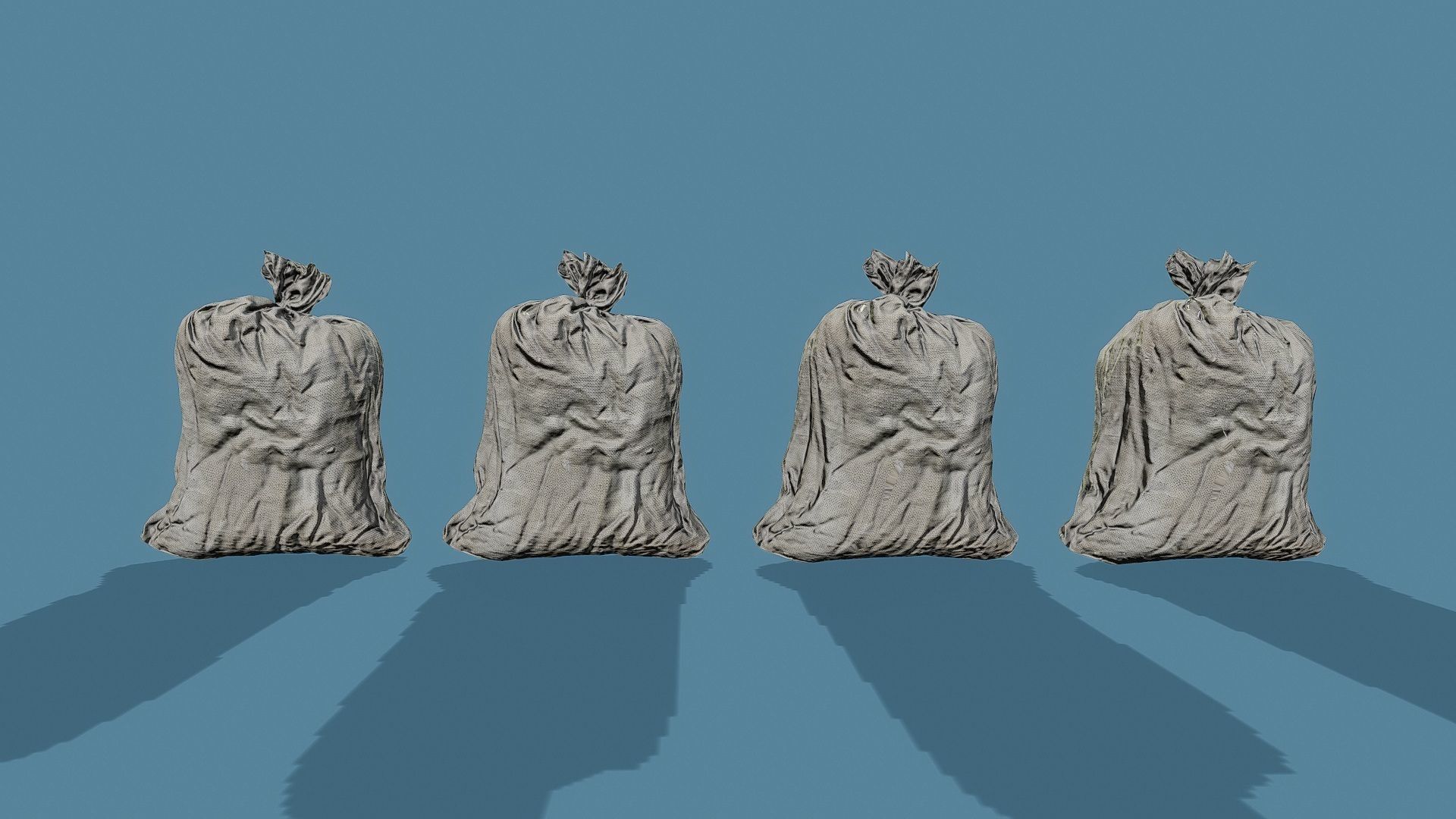 3D Scan Old Bag 01 Low-poly 3D model_6
