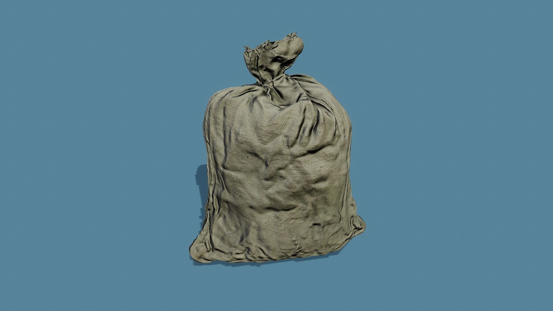 3D Scan Old Bag 01 Low-poly 3D model_2