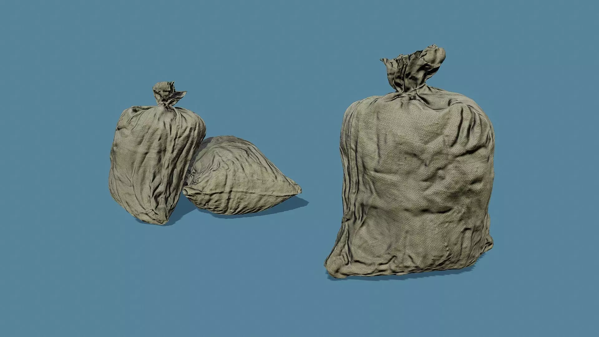 3D Scan Old Bag 01 Low-poly 3D model_0