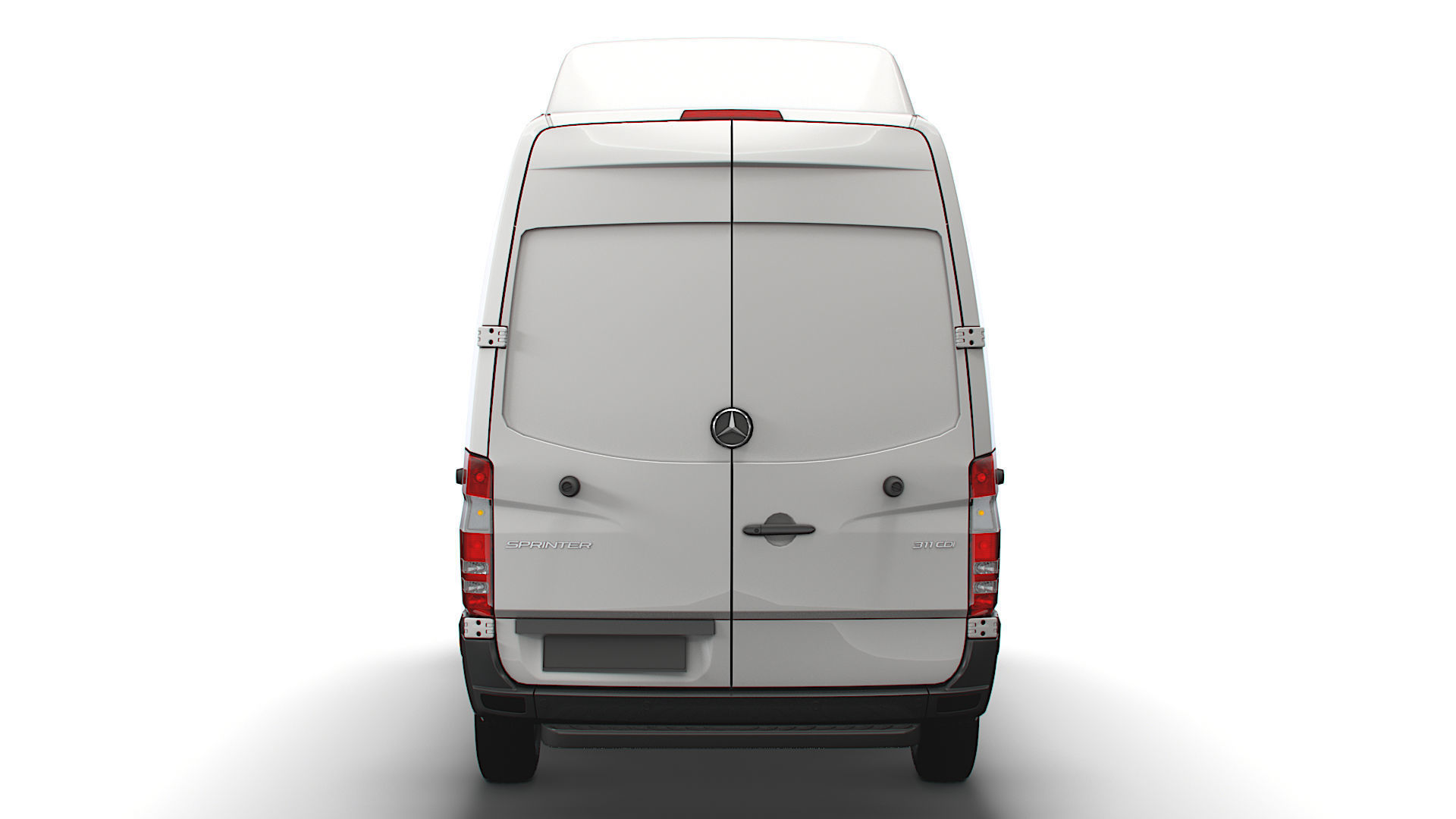 Mercedes Benz Sprinter Cargo Van L2H3 2018 3D model_10