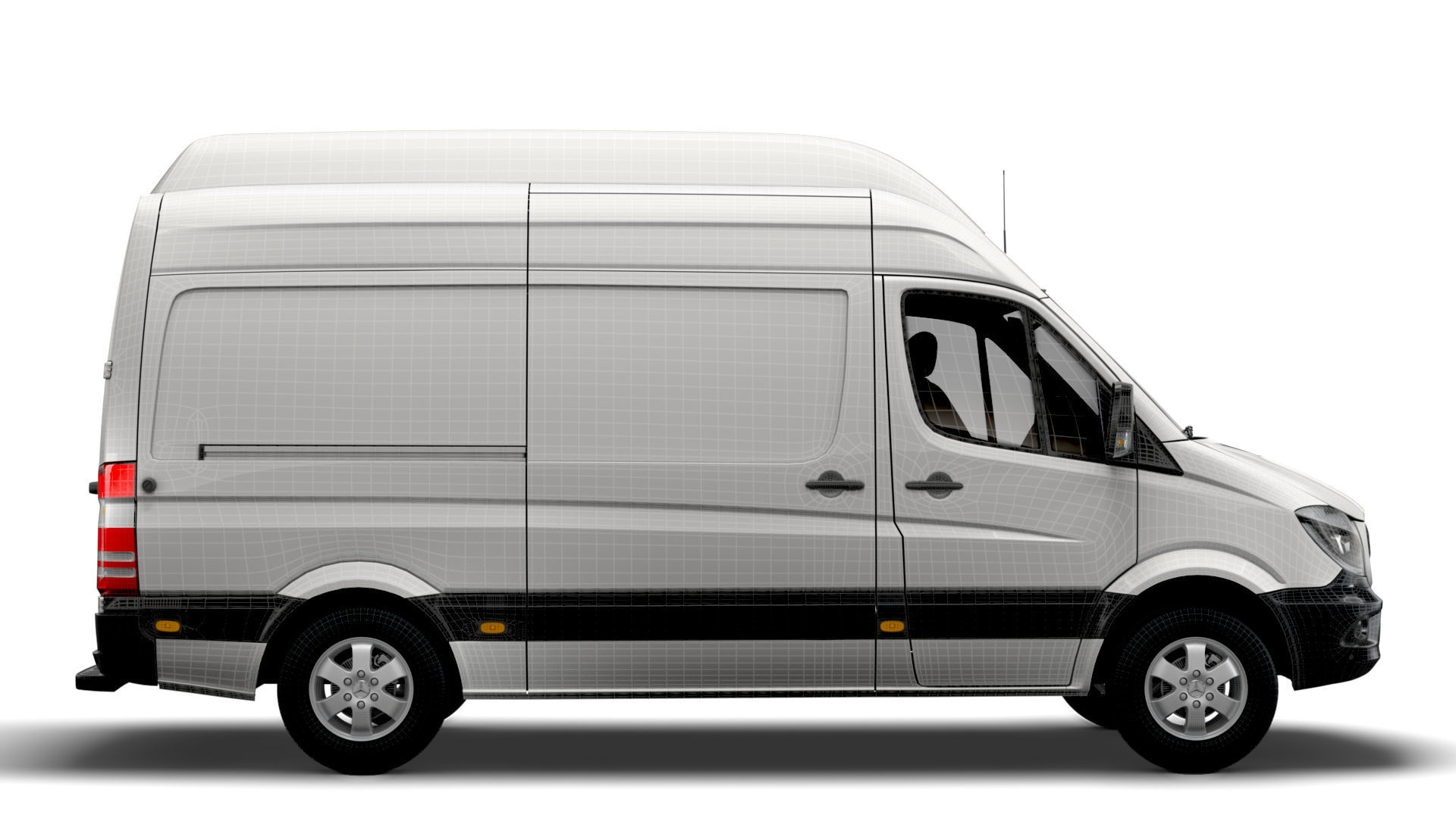 Mercedes Benz Sprinter Cargo Van L2H3 2018 3D model_13