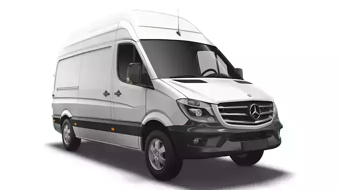 Mercedes Benz Sprinter Cargo Van L2H3 2018 3D model