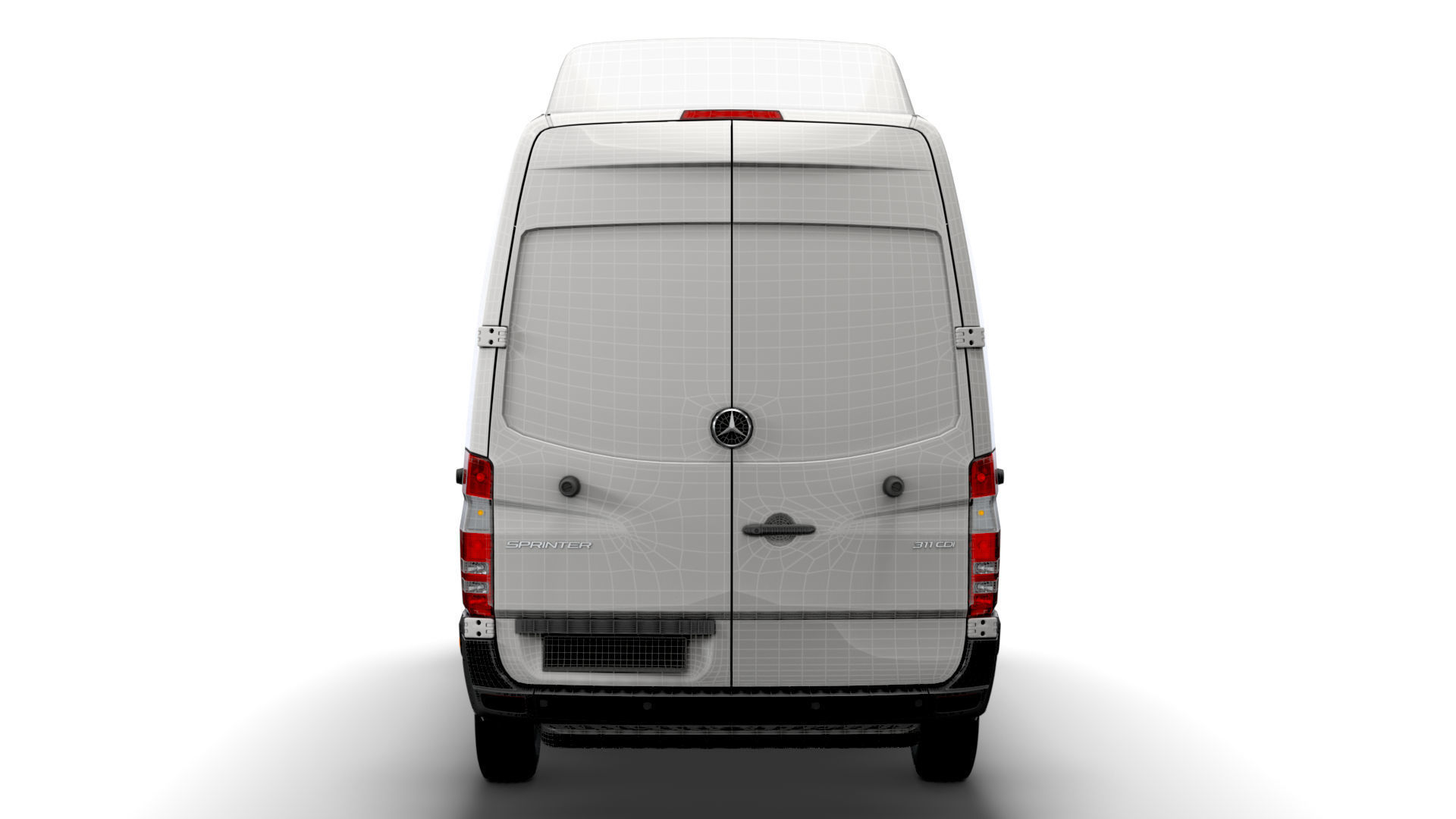 Mercedes Benz Sprinter Cargo Van L2H3 2018 3D model_22