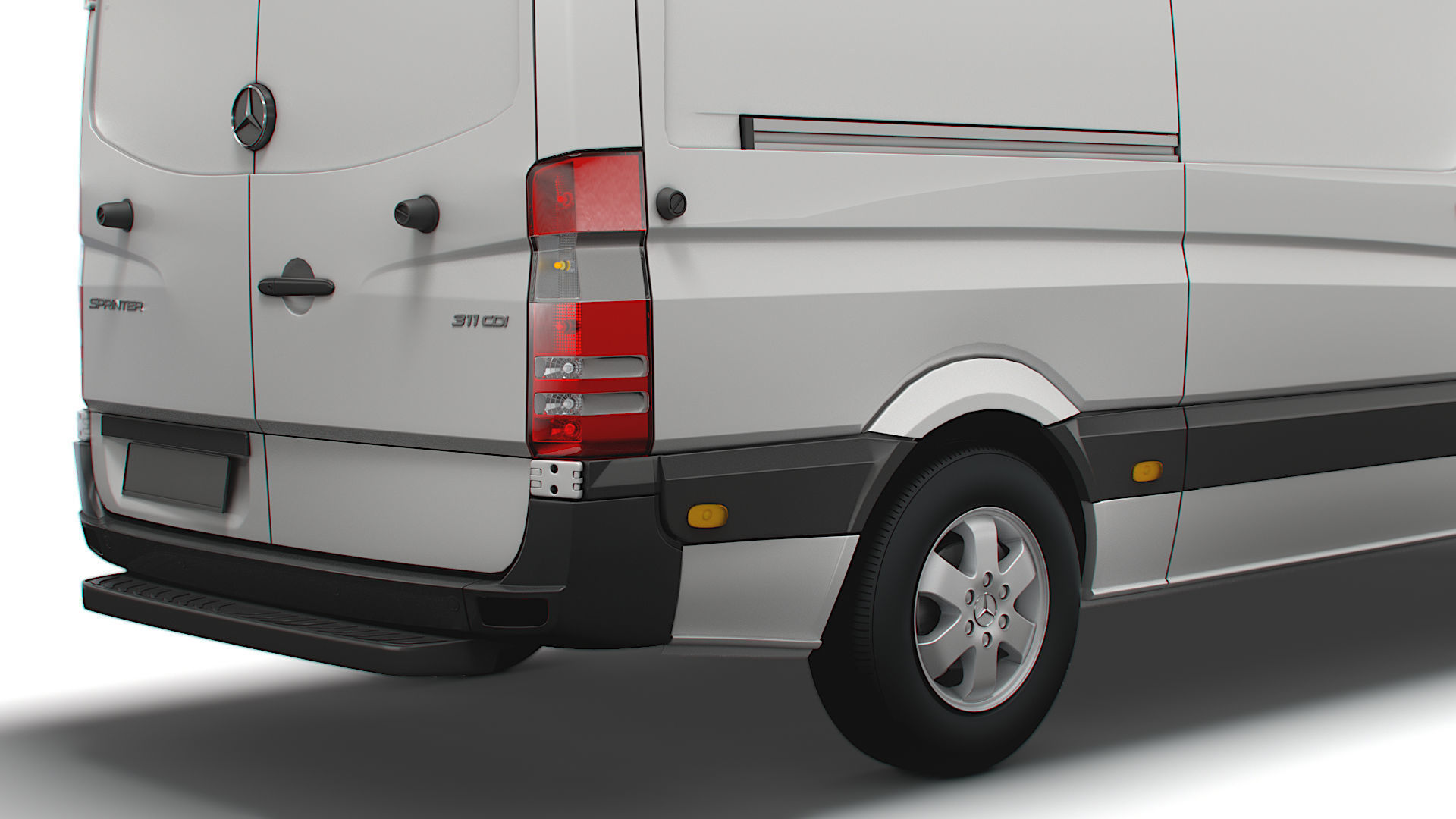Mercedes Benz Sprinter Cargo Van L2H3 2018 3D model_11