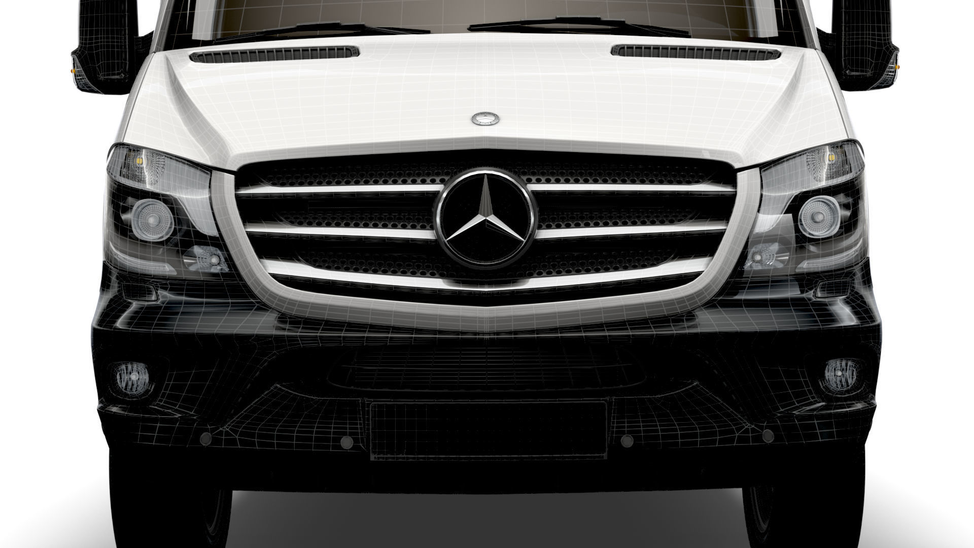 Mercedes Benz Sprinter Cargo Van L2H3 2018 3D model_19