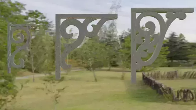 Decoration Ornament wooden