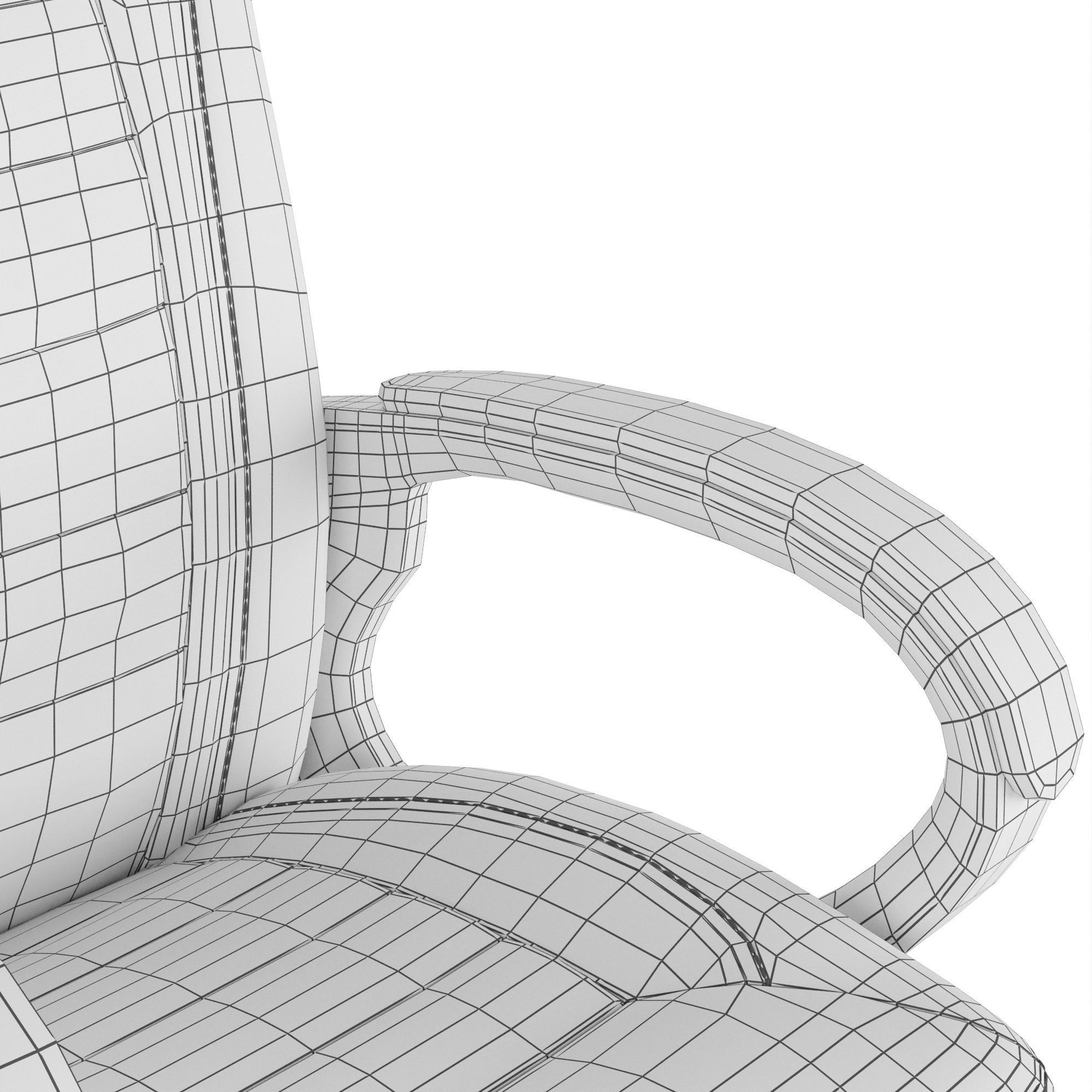 Computer chair Kadis 3D model_7