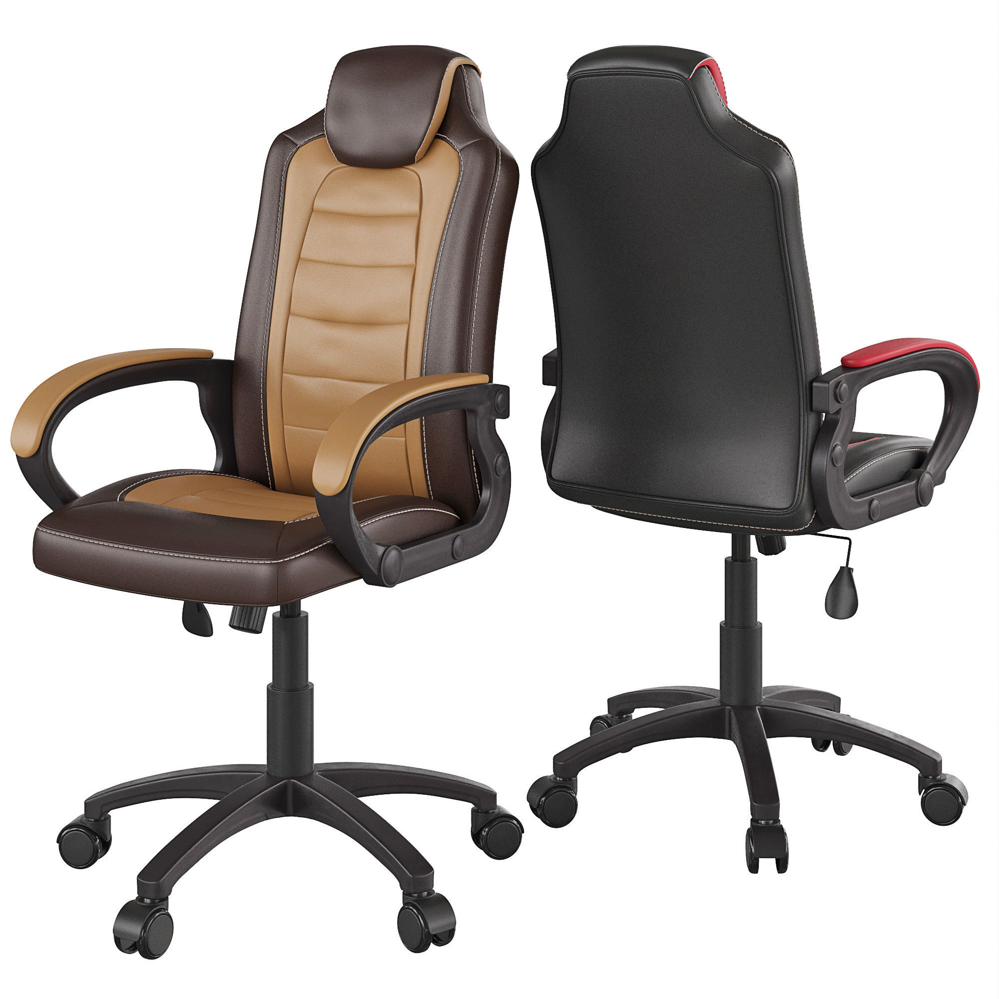 Computer chair Kadis 3D model_3