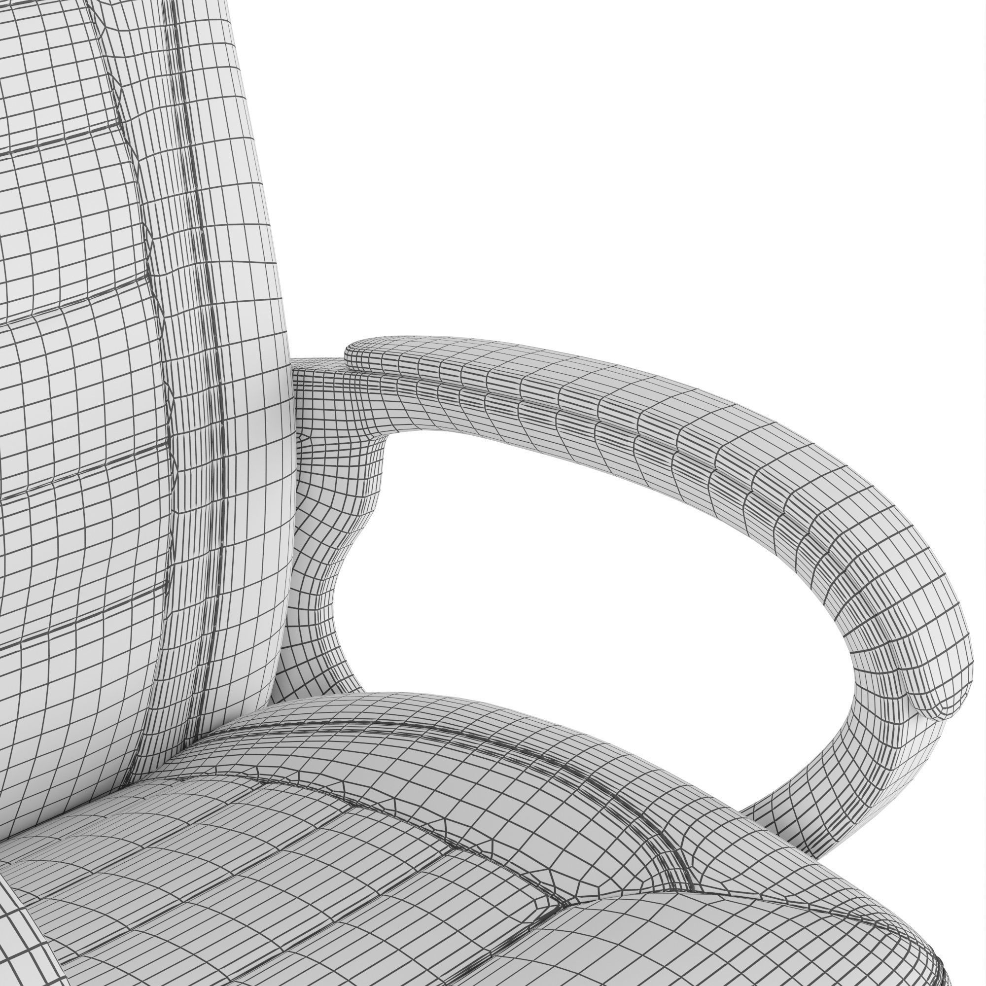 Computer chair Kadis 3D model_5