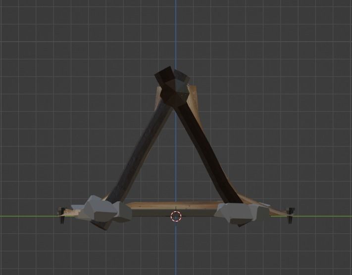 Tent - Tribal - Prehistoric Caveman Era Low-poly 3D model_4