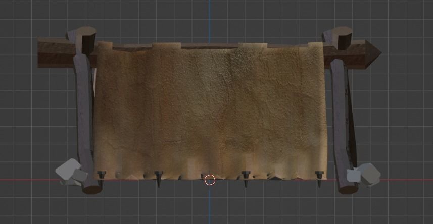 Tent - Tribal - Prehistoric Caveman Era Low-poly 3D model_5