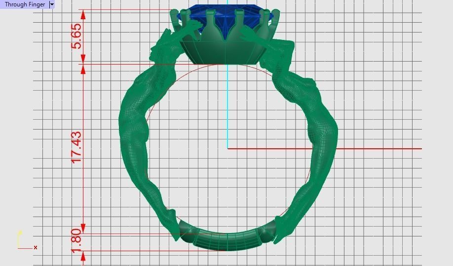 body ring 3D print model_5