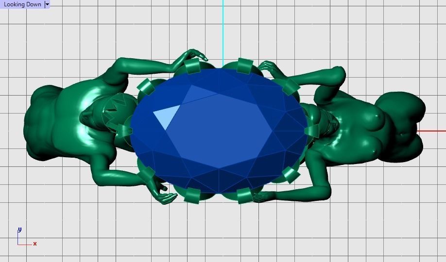 body ring 3D print model_4