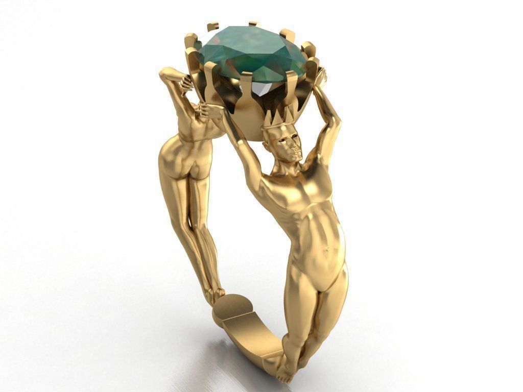 body ring 3D print model_2