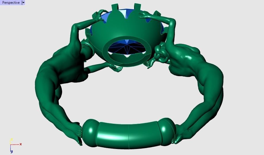 body ring 3D print model_11