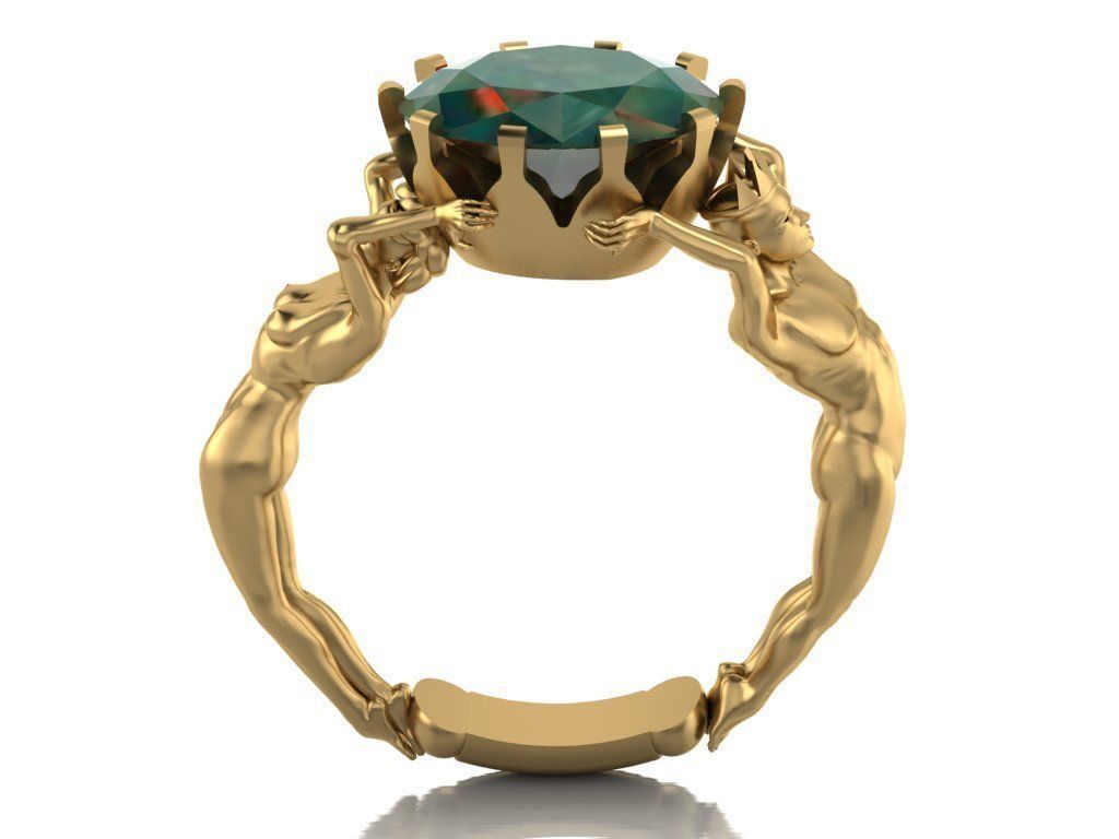 body ring 3D print model_1