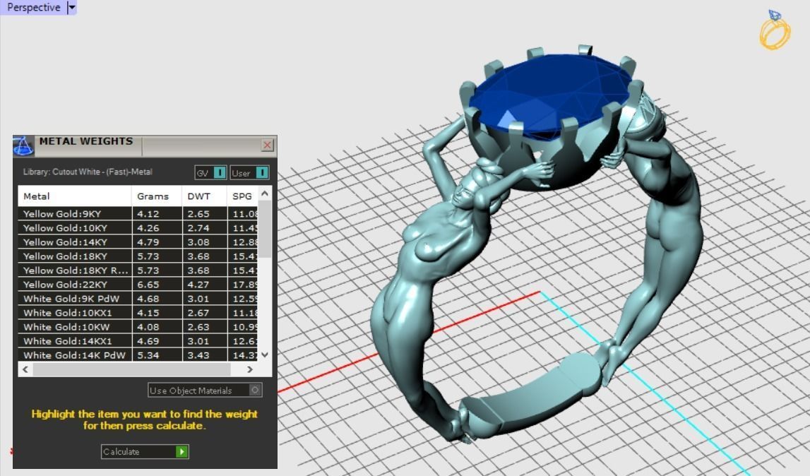 body ring 3D print model_6
