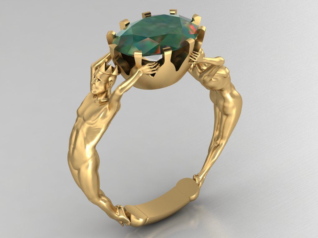 body ring 3D print model_3