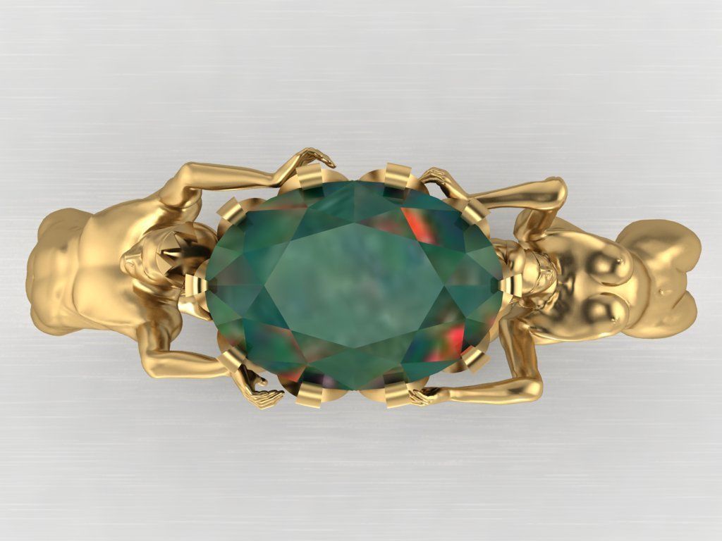 body ring 3D print model_9