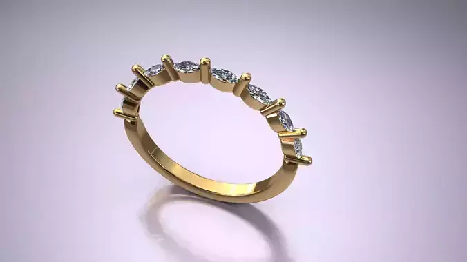 marquise gold ring with diamonds