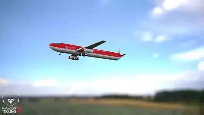 lowpoly airplane