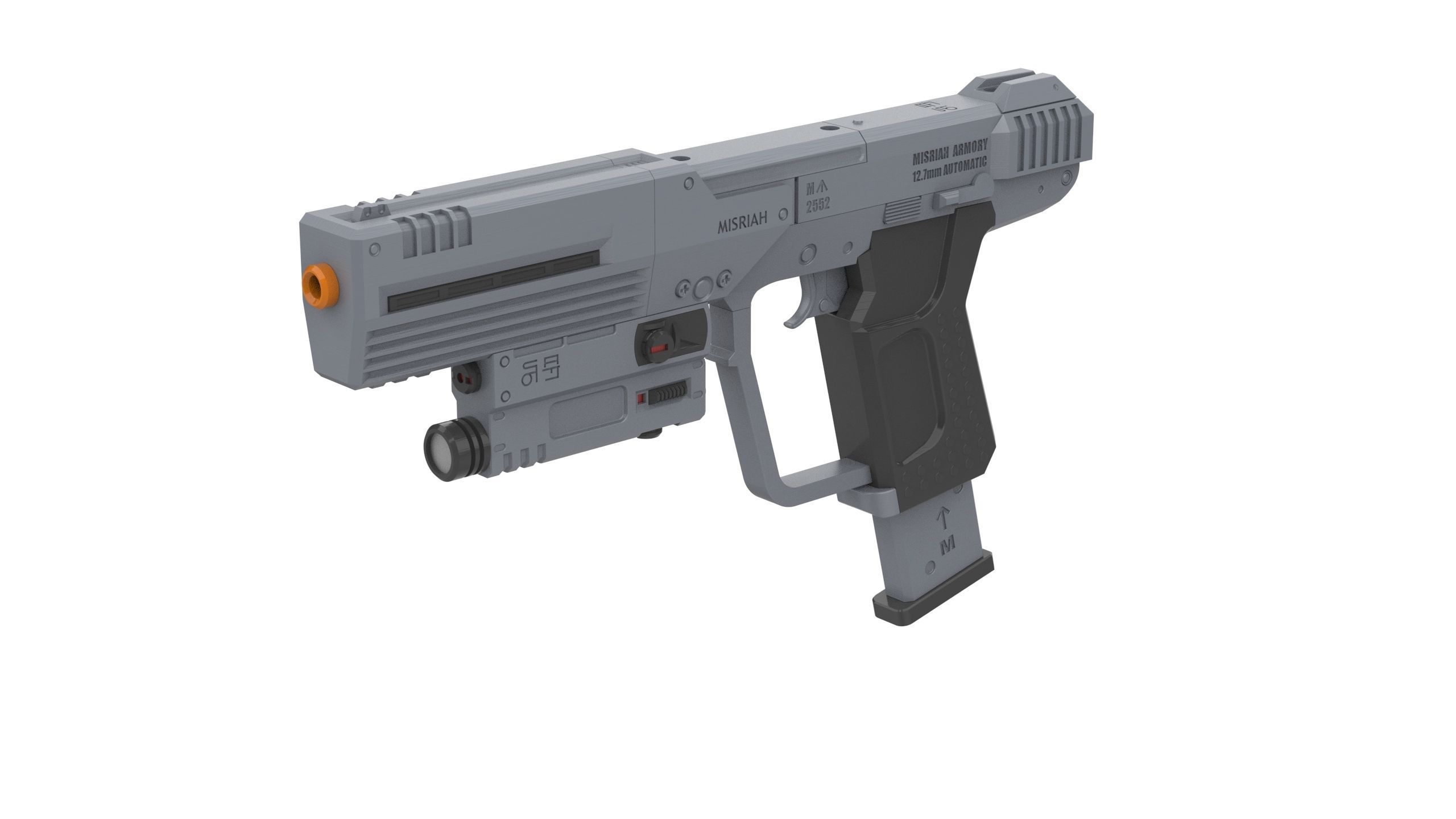 M6C - Halo - with LEDs backlight - Printable model - STL  3D print model_3