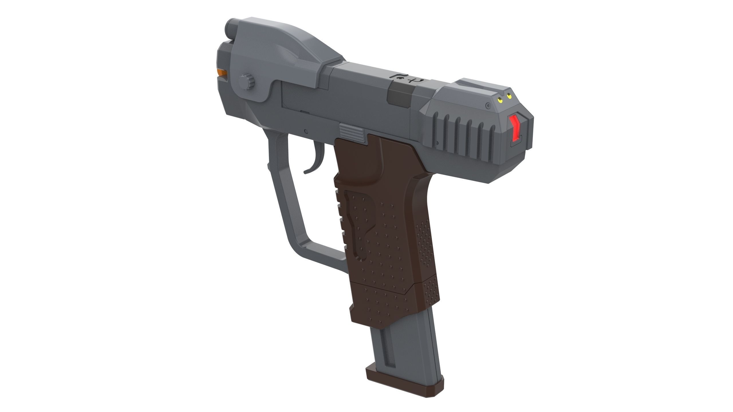 M6D - Halo - with LEDs backlight - Printable model - STL 3D print model_5