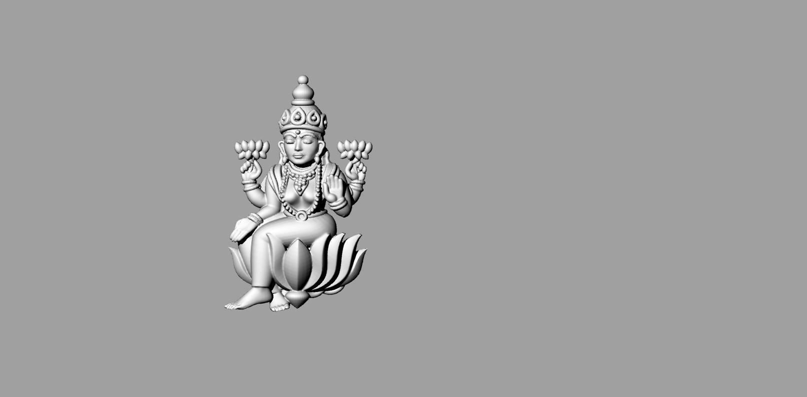 Ashta Laxmi stl file only 3D print model_6