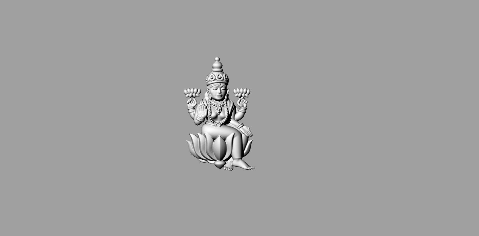 Ashta Laxmi stl file only 3D print model_5