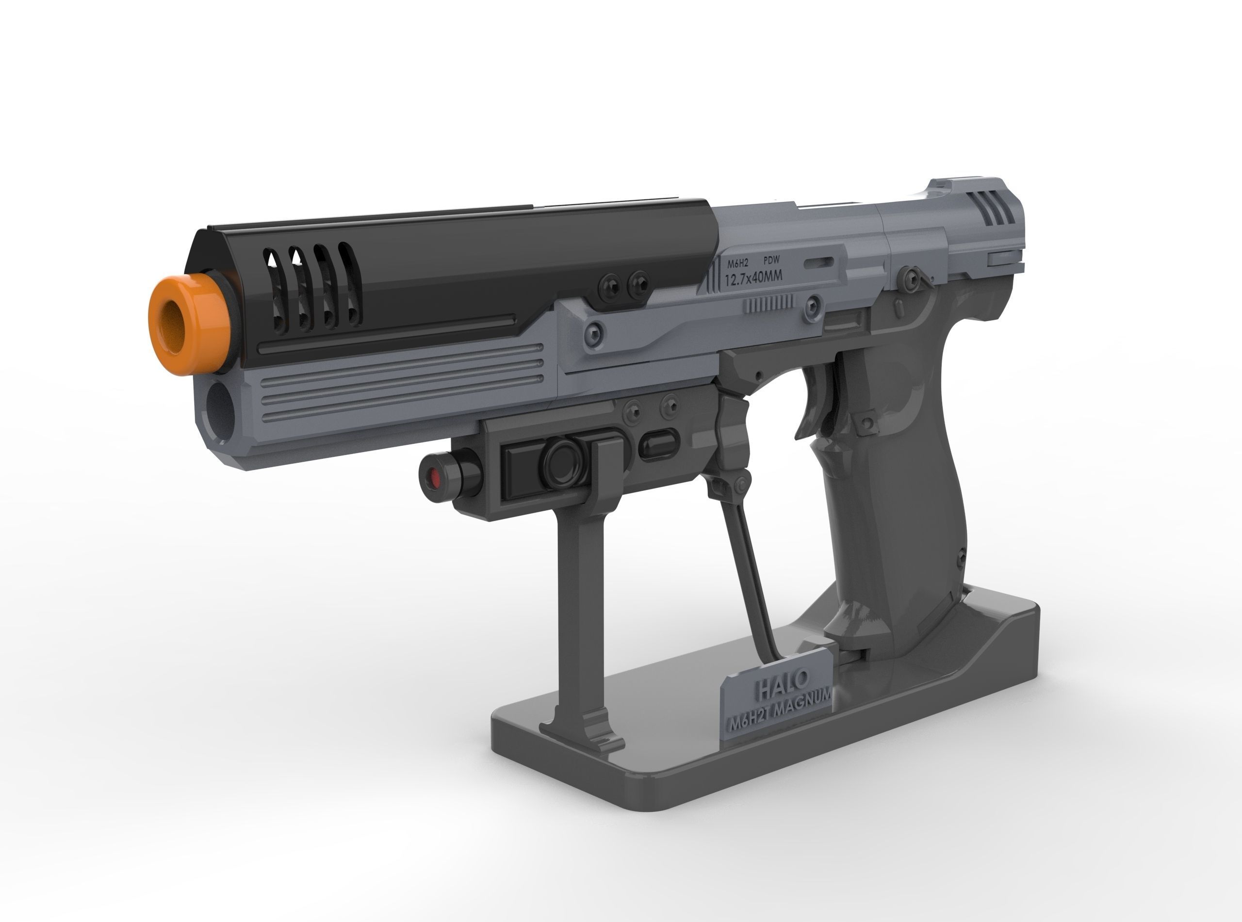 M6H2T - Halo - with LEDs backlight - Printable model - STL 3D print model_2