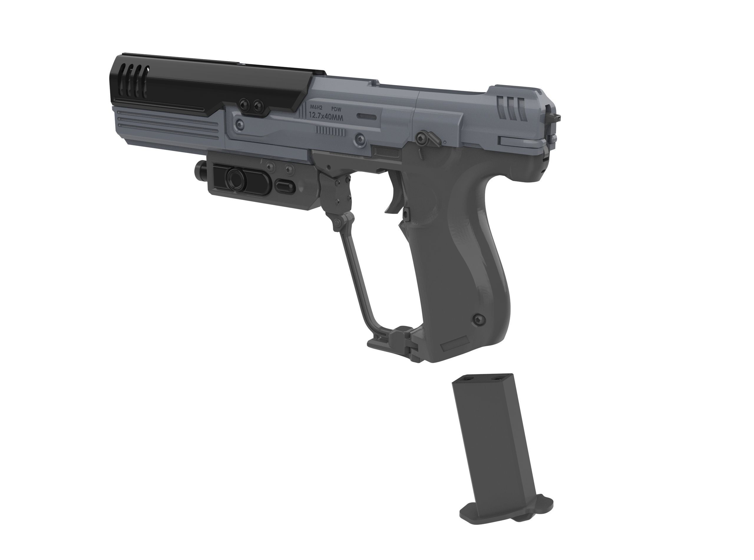 M6H2T - Halo - with LEDs backlight - Printable model - STL 3D print model_7