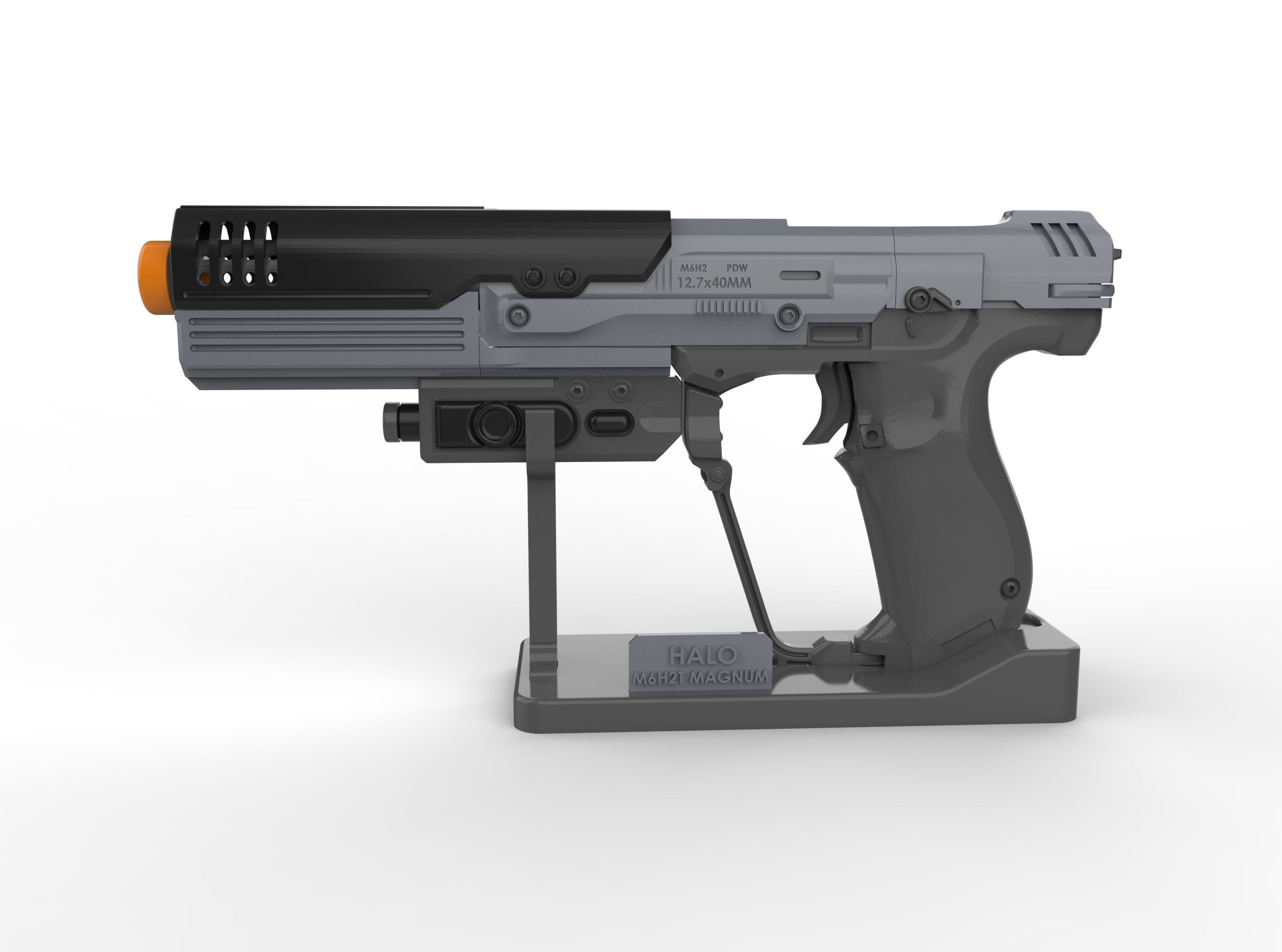 M6H2T - Halo - with LEDs backlight - Printable model - STL 3D print model_4