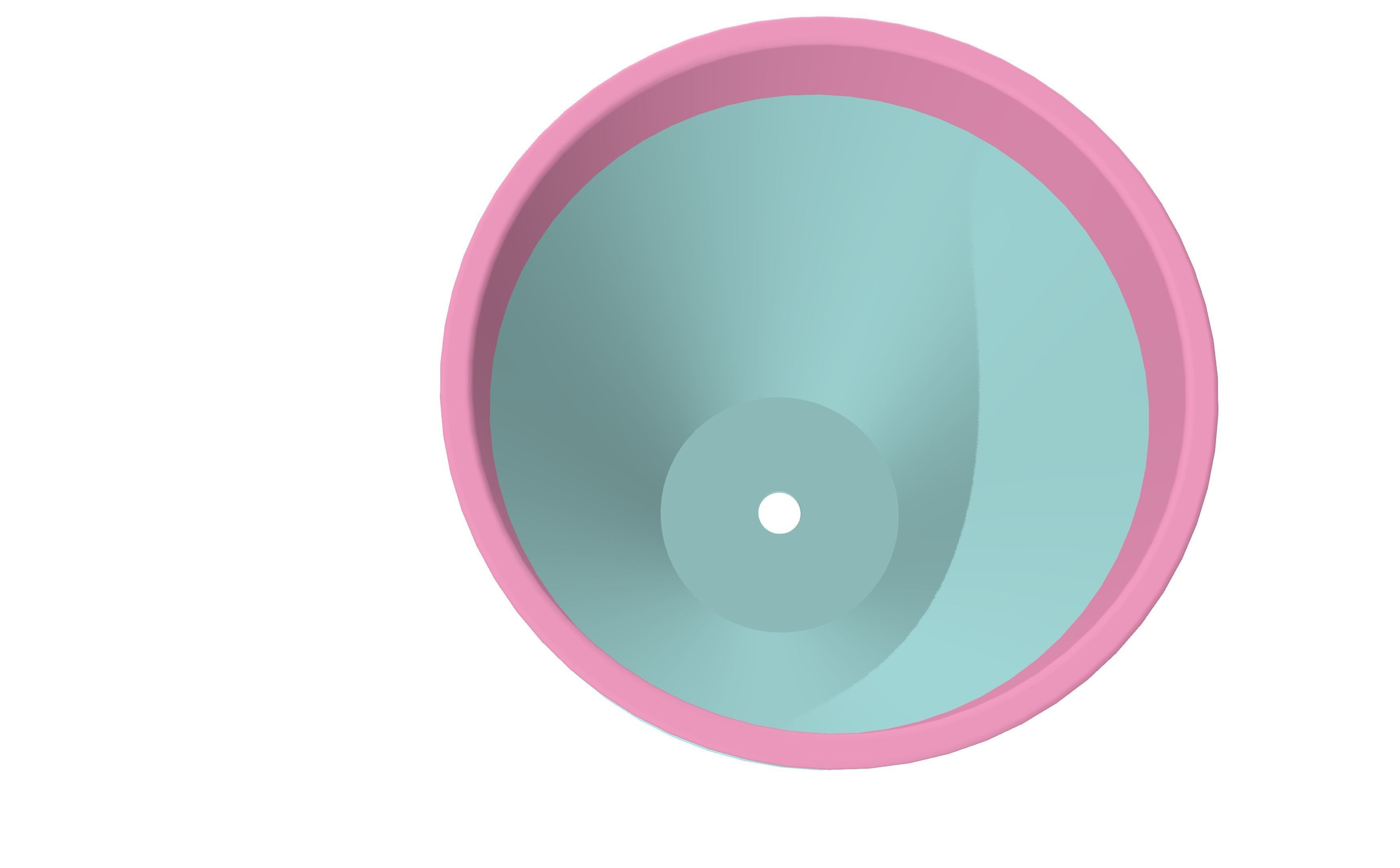 plant pot for 3D Printer pastel color garden decoration 3D print model_3