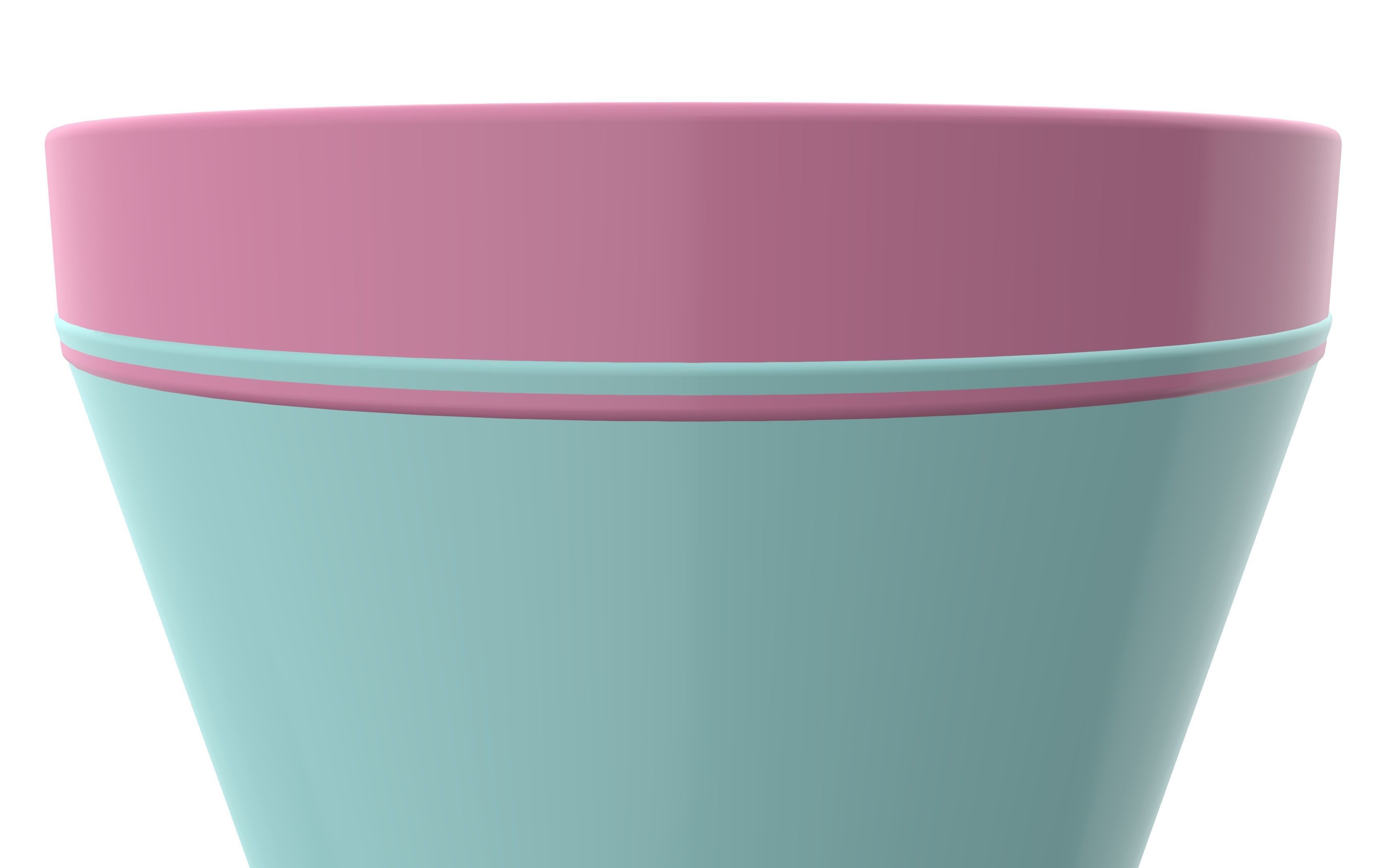 plant pot for 3D Printer pastel color garden decoration 3D print model_7