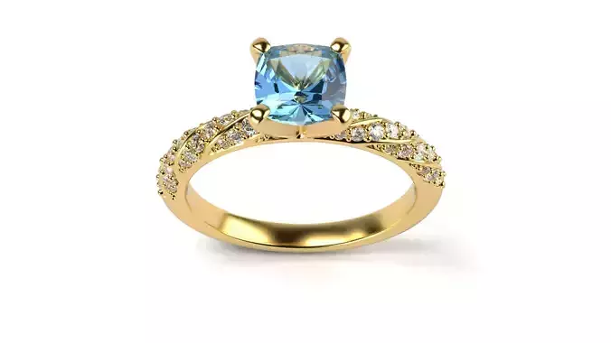 Rope Twist Engagement Ring All sizes