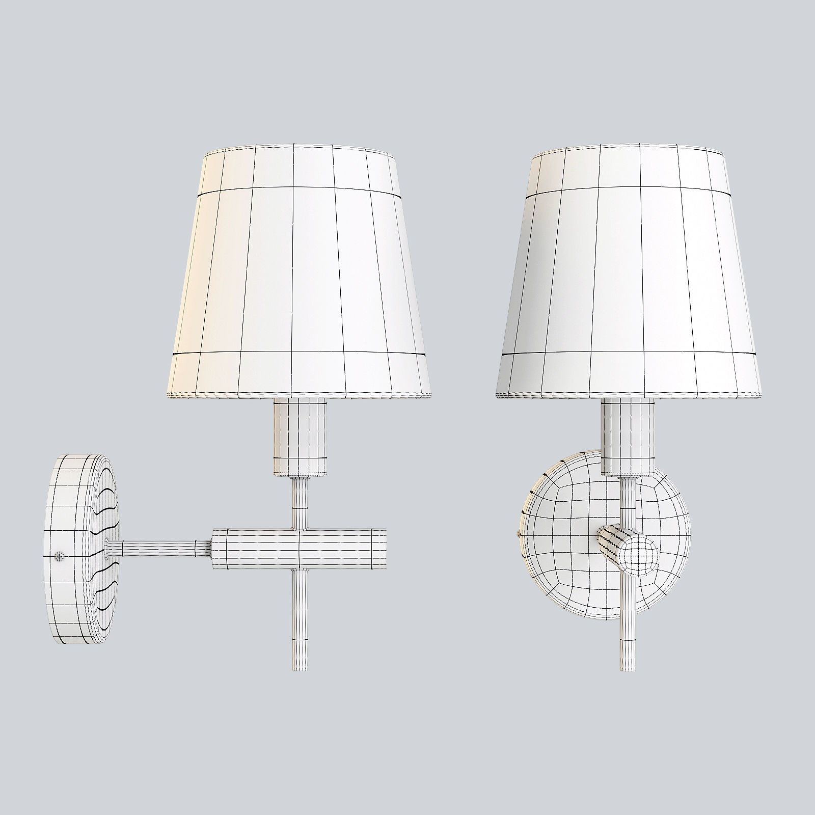 Italux Balter MB38482-1 - Wall Lamp 3D model_1